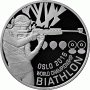 Монета БЕЛАРУСЬ 2016.01.26 | Биатлон ОСЛО | 20 рублей | Ag 925 |