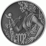 Монета БЕЛАРУСЬ 2015.09.16 | ЗОДИАКАЛЬНЫЙ ГОРОСКОП ДЕВА | 1 рублей | Ni |