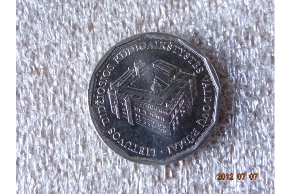 2005 Монета Литва 1 лит ДВОРЕЦ ВЛАСТИТЕЛЕЙ КНЯЗЕЙ