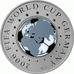 Монета БЕЛАРУСЬ 2005.12.28 | Чемпионат Мира по Футболу 2006. Германия | 20 рублей | Ag 925 |