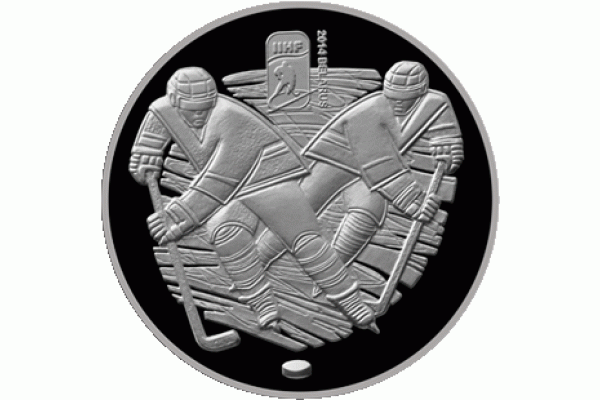 Монета БЕЛАРУСЬ 2012.12.28 | ХОККЕЙ ЧЕМПИОНАТ Чижовка Арена | 1 рубль | Cu-Ni |