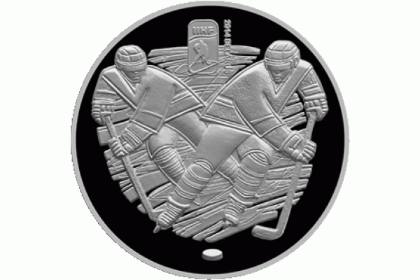 Монета БЕЛАРУСЬ 2012.12.28 | ХОККЕЙ ЧЕМПИОНАТ Минск Арена | 1 рубль | Cu-Ni |