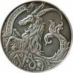 Монета БЕЛАРУСЬ 2014.09.16 | ЗОДИАКАЛЬНЫЙ ГОРОСКОП КОЗЕРОГ | 1 рублей | Ni |