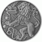 Монета БЕЛАРУСЬ 2015.09.16 | ЗОДИАКАЛЬНЫЙ ГОРОСКОП ЛЕВ | 1 рублей | Ni |