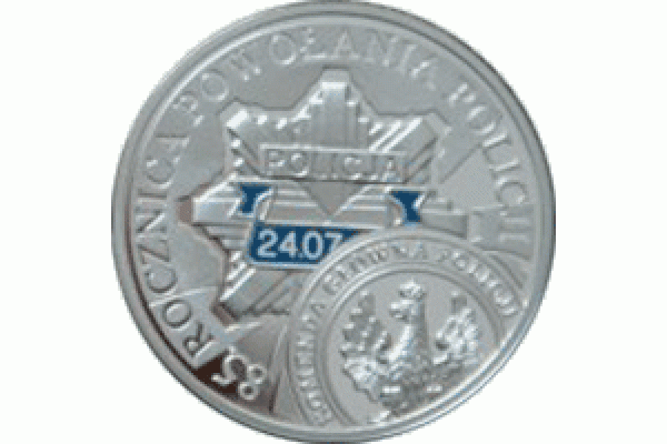 2004 г. Монета Польша 10 злотых ПОЛИЦИЯ 85 ЛЕТ