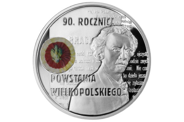 2008 г. Монета Польша 10 злотых 90 лет ВЕЛИКОПОЛЬСКОЕ ВОССТАНИЕ