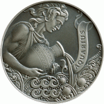 Монета БЕЛАРУСЬ 2014.09.16 | ЗОДИАКАЛЬНЫЙ ГОРОСКОП ВОДОЛЕЙ | 1 рублей | Ni |