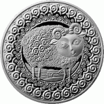 Монета БЕЛАРУСЬ 2009.03.16 | Знаки Зодиака ОВЕН | 1 рубль | Cu-Ni |