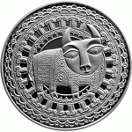 Монета БЕЛАРУСЬ 2009.03.16 | Знаки Зодиака ТЕЛЕЦ | 1 рубль | Cu-Ni |