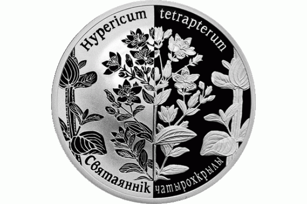 Монета БЕЛАРУСЬ ЗВЕРОБОЙ ЧЕТЫРЕХКРЫЛЫЙ 20 рублей Ag  СЕРЕБРО! По лучшей цене! Заходите, у нас отличный выбор Белорусских монет! Бесплатная доставка по Москве! Быстрая отправка почтой!